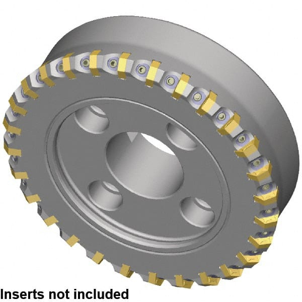 Kennametal - 4" Cut Diam, 1-1/4" Arbor Hole Diam, Indexable Square-Shoulder Face Mill - Apex Tool & Supply