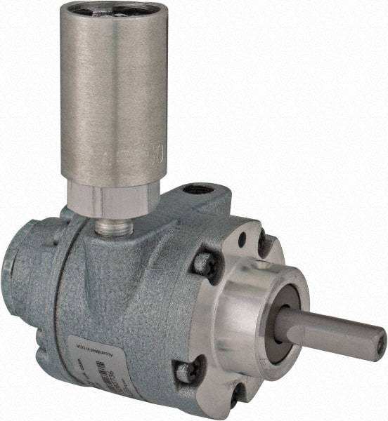 Gast - 1/2 hp Reversible Hub Air Actuated Motor - 6,000 Max RPM, 1.14" Shaft Length, 4.66" OAL, 3/8" Shaft Diam - Apex Tool & Supply