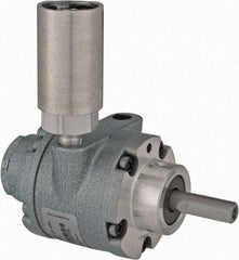 Gast - 1/2 hp Reversible Hub Air Actuated Motor - 6,000 Max RPM, 1.14" Shaft Length, 4.66" OAL, 3/8" Shaft Diam - Apex Tool & Supply