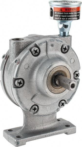 Gast - 3/4 hp Counterclockwise Foot Air Actuated Motor - 3,000 Max RPM, 1.13" Shaft Length, 4.94" OAL, 1/2" Shaft Diam - Apex Tool & Supply