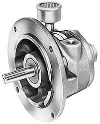 Gast - 5 hp Reversible NEMA 145TC Air Actuated Motor - 2,500 Max RPM, 2.13" Shaft Length, 9-1/2" OAL, 7/8" Shaft Diam - Apex Tool & Supply