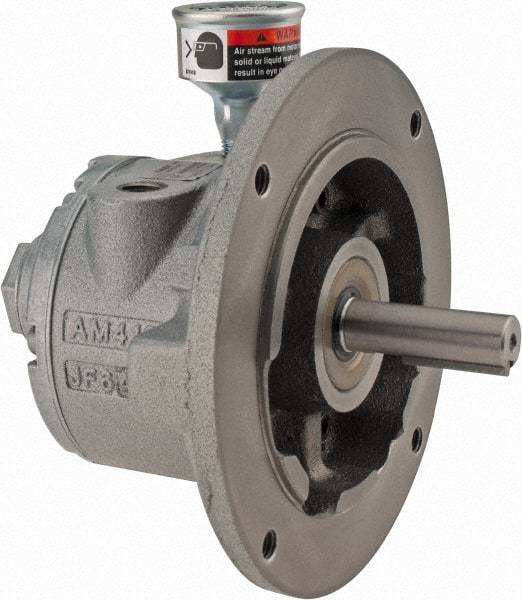 Gast - 1-1/2 hp Reversible NEMA 56C Air Actuated Motor - 3,000 Max RPM, 2.06" Shaft Length, 6.69" OAL, 5/8" Shaft Diam - Apex Tool & Supply