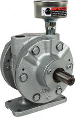 Gast - 4 hp Reversible Foot Air Actuated Motor - 3,000 Max RPM, 1.39" Shaft Length, 7.47" OAL, 5/8" Shaft Diam - Apex Tool & Supply