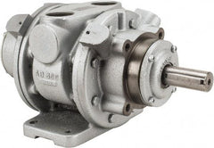 Gast - 9 hp Reversible Foot/Face Air Actuated Motor - 2,000 Max RPM, 2.56" Shaft Length, 14.06" OAL, 1-1/8" Shaft Diam - Apex Tool & Supply