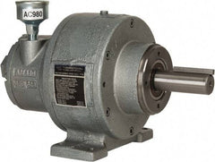 Gast - 1-1/2 hp Reversible Face/Foot Air Actuated Motor - 10:1 Gear Ratio, 300 Max RPM, 11.56" OAL, 1" Shaft Diam - Apex Tool & Supply