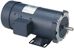 Leeson - 1 Max hp, 3,450 Max RPM, Electric AC DC Motor - 115, 208, 230 V Input, Single Phase, 56 Frame - Apex Tool & Supply