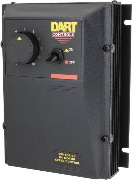 Dart Controls - 2 Max hp, 30 Max RPM, Electric AC DC Motor - 120, 240 V Input - Apex Tool & Supply