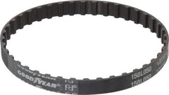 Continental ContiTech - Section L, 1/2" Wide, Timing Belt - Helanca Weave Stretch Nylon, L Series Belts Positive Drive, No. 150L - Apex Tool & Supply