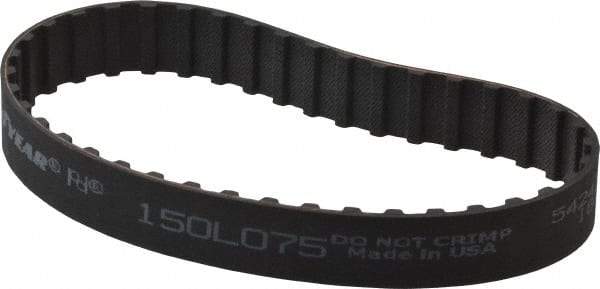 Continental ContiTech - Section L, 3/4" Wide, Timing Belt - Helanca Weave Stretch Nylon, L Series Belts Positive Drive, No. 150L - Apex Tool & Supply