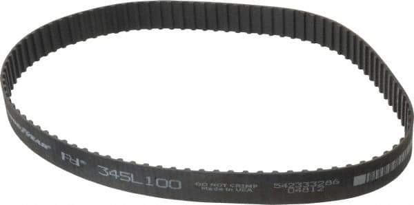 Continental ContiTech - Section L, 1" Wide, Timing Belt - Helanca Weave Stretch Nylon, L Series Belts Positive Drive, No. 345L - Apex Tool & Supply