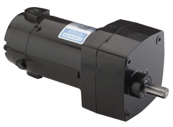Leeson - 12:1 Gear Ratio, Gearmotor - 31C Frame, 24 Torque, 0.0588 hp - Apex Tool & Supply