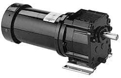 Leeson - 1/6 Max hp, 16 Max RPM, Electric AC DC Motor - 115 V Input, Single Phase, 38F Frame - Apex Tool & Supply