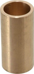 Made in USA - 1" Inside x 1-1/4" Outside Diam, Cast Bronze Sleeve Bearing - 2-1/2" OAL - Apex Tool & Supply