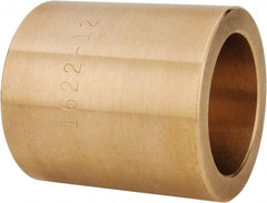 Made in USA - 1" Inside x 1-3/8" Outside Diam, Cast Bronze Sleeve Bearing - 1-1/2" OAL - Apex Tool & Supply