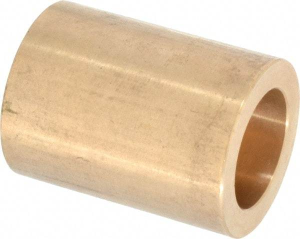 Made in USA - 1" Inside x 1-1/2" Outside Diam, Cast Bronze Sleeve Bearing - 2" OAL - Apex Tool & Supply