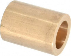 Made in USA - 1" Inside x 1-1/2" Outside Diam, Cast Bronze Sleeve Bearing - 2" OAL - Apex Tool & Supply