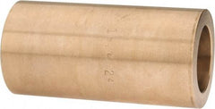 Made in USA - 1" Inside x 1-1/2" Outside Diam, Cast Bronze Sleeve Bearing - 3" OAL - Apex Tool & Supply