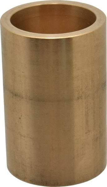 Made in USA - 1-5/16" Inside x 1-5/8" Outside Diam, Cast Bronze Sleeve Bearing - 2-1/2" OAL - Apex Tool & Supply
