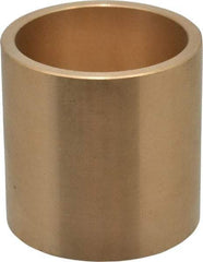 Made in USA - 1-1/2" Inside x 1-3/4" Outside Diam, Cast Bronze Sleeve Bearing - 1-3/4" OAL - Apex Tool & Supply