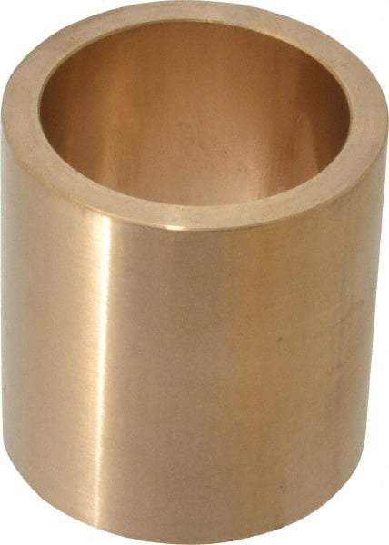 Made in USA - 1-1/2" Inside x 1-7/8" Outside Diam, Cast Bronze Sleeve Bearing - 2" OAL - Apex Tool & Supply