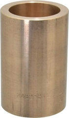 Made in USA - 1-1/2" Inside x 2" Outside Diam, Cast Bronze Sleeve Bearing - 3" OAL - Apex Tool & Supply