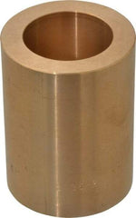 Made in USA - 1-1/2" Inside x 2-1/4" Outside Diam, Cast Bronze Sleeve Bearing - 3" OAL - Apex Tool & Supply