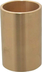 Made in USA - 1-3/4" Inside x 2" Outside Diam, Cast Bronze Sleeve Bearing - 3" OAL - Apex Tool & Supply