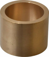 Made in USA - 2" Inside x 2-1/2" Outside Diam, Cast Bronze Sleeve Bearing - 2" OAL - Apex Tool & Supply