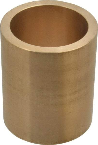 Made in USA - 2" Inside x 2-1/2" Outside Diam, Cast Bronze Sleeve Bearing - 3" OAL - Apex Tool & Supply