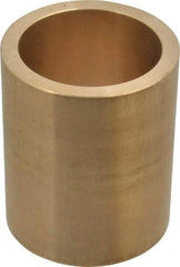 Made in USA - 2" Inside x 2-1/2" Outside Diam, Cast Bronze Sleeve Bearing - 3" OAL - Apex Tool & Supply