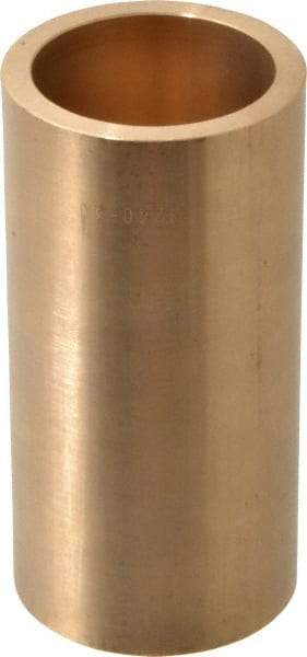 Made in USA - 2" Inside x 2-1/2" Outside Diam, Cast Bronze Sleeve Bearing - 5" OAL - Apex Tool & Supply