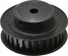Power Drive - 28 Tooth, 1/4" Inside x 1.763" Outside Diam, Timing Belt Pulley - 1/4, 3/8" Belt Width, 1.783" Pitch Diam, Steel & Cast Iron - Apex Tool & Supply