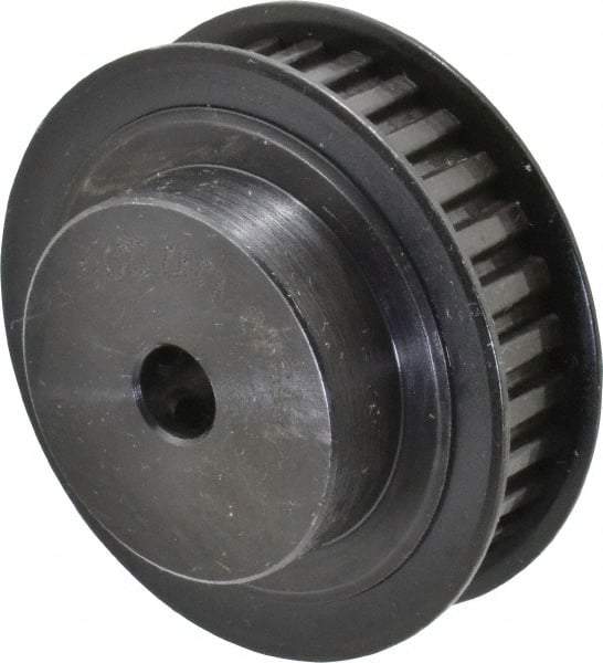 Power Drive - 30 Tooth, 5/16" Inside x 1.89" Outside Diam, Timing Belt Pulley - 1/4, 3/8" Belt Width, 1.91" Pitch Diam, Steel & Cast Iron - Apex Tool & Supply