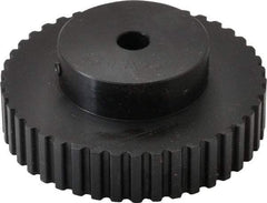 Power Drive - 42 Tooth, 5/16" Inside x 2.654" Outside Diam, Timing Belt Pulley - 1/4, 3/8" Belt Width, 2.674" Pitch Diam, Steel & Cast Iron - Apex Tool & Supply
