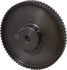 Power Drive - 72 Tooth, 3/8" Inside x 4.564" Outside Diam, Timing Belt Pulley - 1/4, 3/8" Belt Width, 4.584" Pitch Diam, Steel & Cast Iron - Apex Tool & Supply