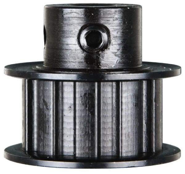 Power Drive - 10 Tooth, 3/8" Inside x 1.164" Outside Diam, Timing Belt Pulley - 1/2" Belt Width, 1.194" Pitch Diam, Steel & Cast Iron - Apex Tool & Supply
