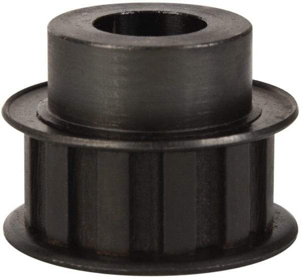 Power Drive - 12 Tooth, 1/2" Inside x 1.402" Outside Diam, Timing Belt Pulley - 1/2" Belt Width, 1.432" Pitch Diam, Steel & Cast Iron - Apex Tool & Supply