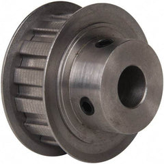 Power Drive - 14 Tooth, 1/2" Inside x 1.641" Outside Diam, Timing Belt Pulley - 1/2" Belt Width, 1.671" Pitch Diam, Steel & Cast Iron - Apex Tool & Supply