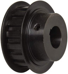 Power Drive - 16 Tooth, 5/8" Inside x 1.88" Outside Diam, Timing Belt Pulley - 1/2" Belt Width, 1.91" Pitch Diam, Steel & Cast Iron - Apex Tool & Supply