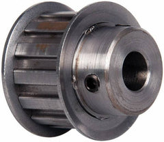 Power Drive - 13 Tooth, 1/2" Inside x 1.522" Outside Diam, Timing Belt Pulley - 3/4" Belt Width, 1.552" Pitch Diam, Steel & Cast Iron - Apex Tool & Supply