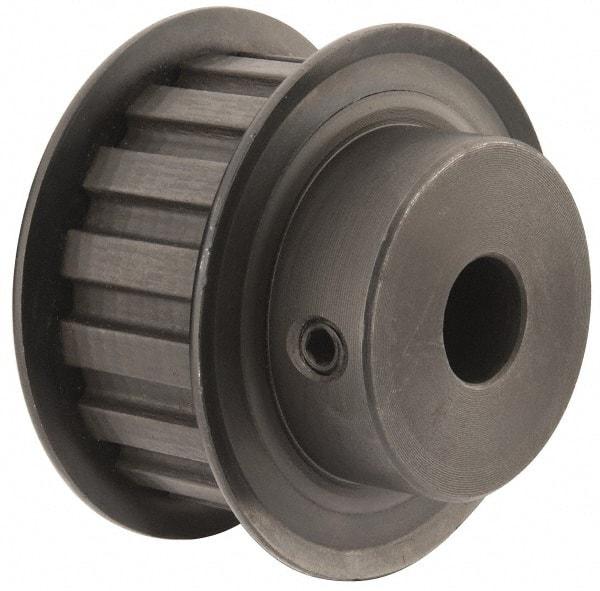 Power Drive - 16 Tooth, 1/2" Inside x 1.88" Outside Diam, Timing Belt Pulley - 3/4" Belt Width, 1.91" Pitch Diam, Steel & Cast Iron - Apex Tool & Supply