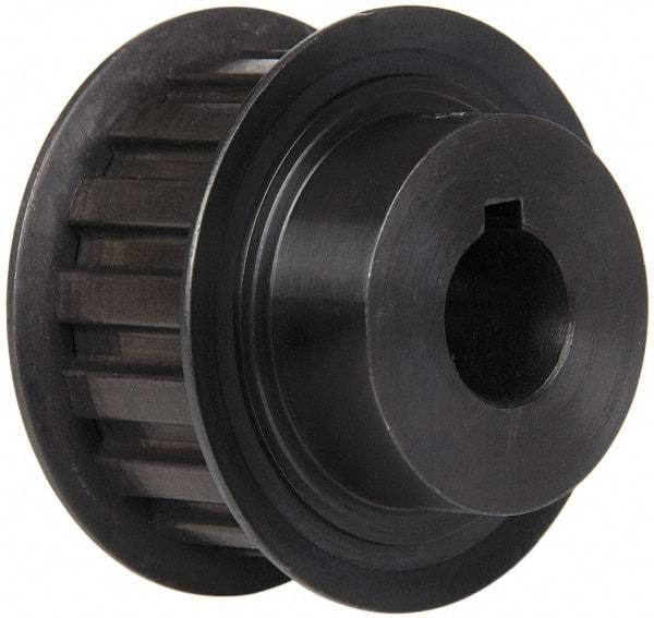 Power Drive - 16 Tooth, 5/8" Inside x 1.88" Outside Diam, Timing Belt Pulley - 3/4" Belt Width, 1.91" Pitch Diam, Steel & Cast Iron - Apex Tool & Supply