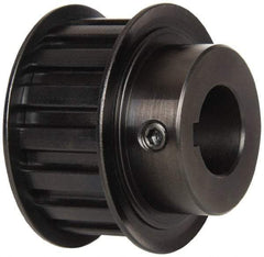 Power Drive - 16 Tooth, 3/4" Inside x 1.88" Outside Diam, Timing Belt Pulley - 3/4" Belt Width, 1.91" Pitch Diam, Steel & Cast Iron - Apex Tool & Supply