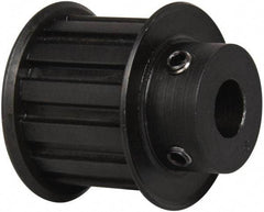Power Drive - 13 Tooth, 1/2" Inside x 1.522" Outside Diam, Timing Belt Pulley - 1" Belt Width, 1.552" Pitch Diam, Steel & Cast Iron - Apex Tool & Supply