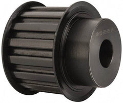 Power Drive - 16 Tooth, 3/4" Inside x 2.492" Outside Diam, Timing Belt Pulley - 1-1/2" Belt Width, 2.546" Pitch Diam, Steel & Cast Iron - Apex Tool & Supply