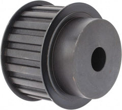 Power Drive - 20 Tooth, 3/4" Inside x 3.129" Outside Diam, Timing Belt Pulley - 1-1/2" Belt Width, 3.183" Pitch Diam, Steel & Cast Iron - Apex Tool & Supply