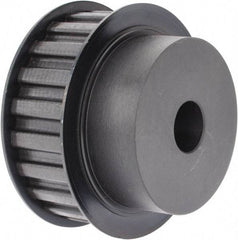 Power Drive - 22 Tooth, 3/4" Inside x 3.447" Outside Diam, Timing Belt Pulley - 3/4, 1" Belt Width, 3.501" Pitch Diam, Steel & Cast Iron - Apex Tool & Supply