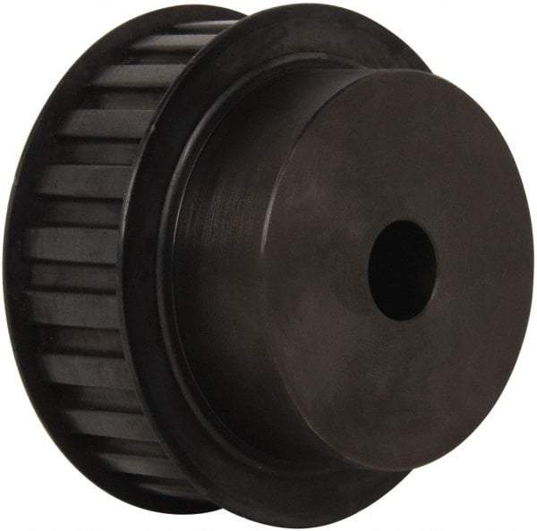 Power Drive - 24 Tooth, 3/4" Inside x 3.766" Outside Diam, Timing Belt Pulley - 3/4, 1" Belt Width, 3.82" Pitch Diam, Steel & Cast Iron - Apex Tool & Supply