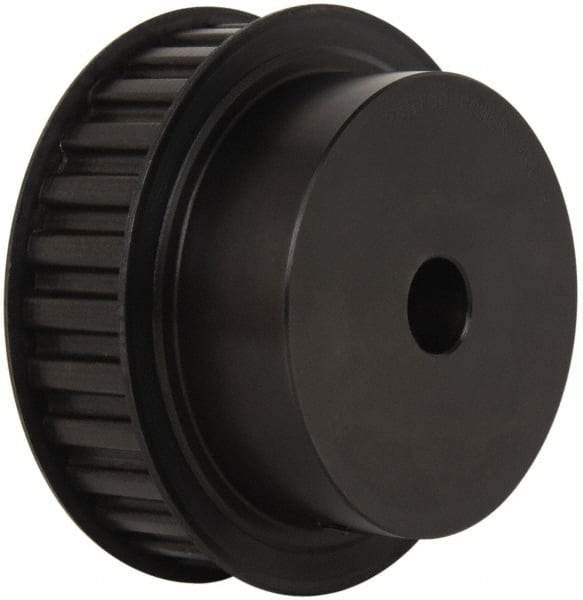 Power Drive - 28 Tooth, 3/4" Inside x 4.402" Outside Diam, Timing Belt Pulley - 3/4, 1" Belt Width, 4.456" Pitch Diam, Steel & Cast Iron - Apex Tool & Supply