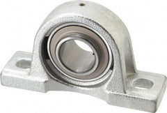 Value Collection - 6-9/16" OAL2-Bolt Base Mount - Steel - Apex Tool & Supply